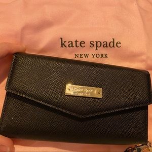 Kate Spade wallet and phone holder wristlet